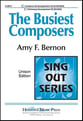 The Busiest Composers Unison choral sheet music cover